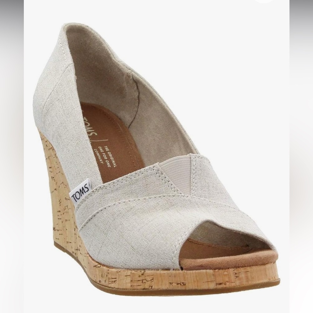 Toms Classic Espadrille Wedge Sandals